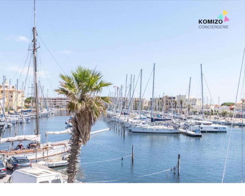 Apartment La Brise Marine. Vue Panoramique Port De Plaisance Leucate